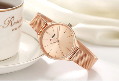 CURREN 9024 Women's Mesh Watch