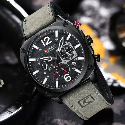 Curren 8398 Men Leather