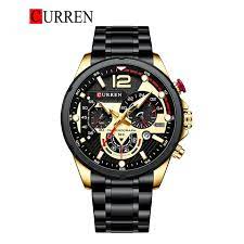 CURREN Original Brand Stainless Steel Band Wrist Watch For Men With Brand (Box & Bag)-8427